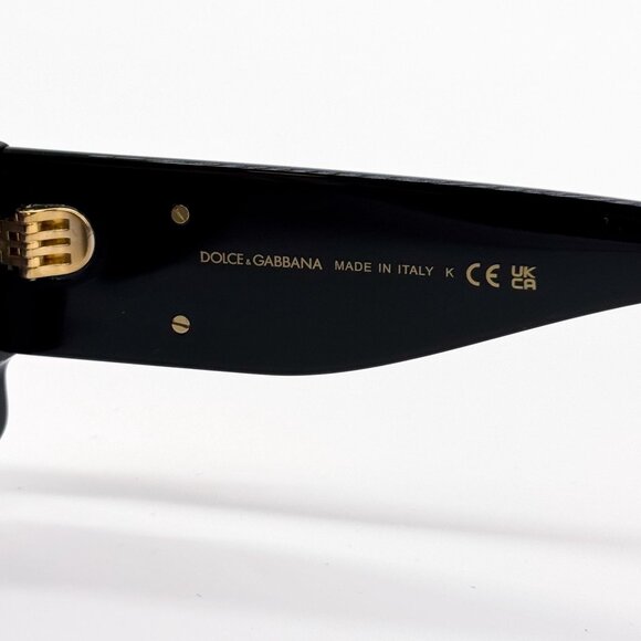 NEW DG4501 501/8G DOLCE&GABBANA GOLD SHIELD SUNGLASSES DG4501 - Picture 9 of 10